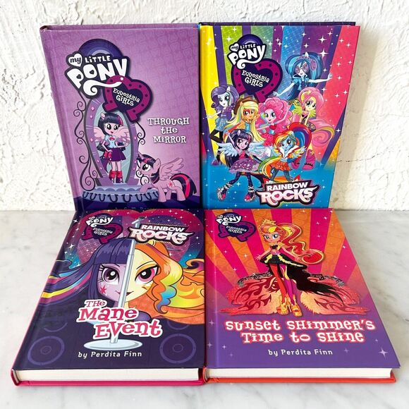 My Little Pony Equestria Girls Boxed Set - 4 Hardcover Books G.M. Berrow - Picture 6 of 7